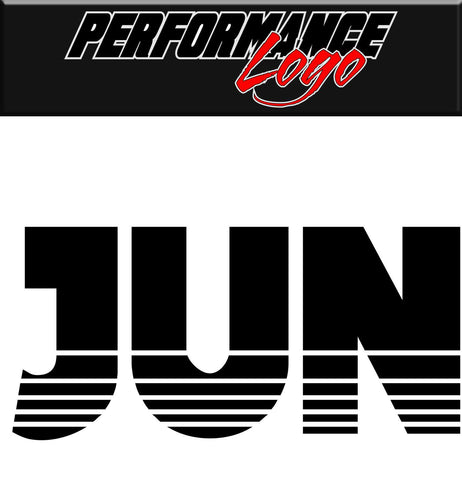 jun performance logo decal - North 49 Decals