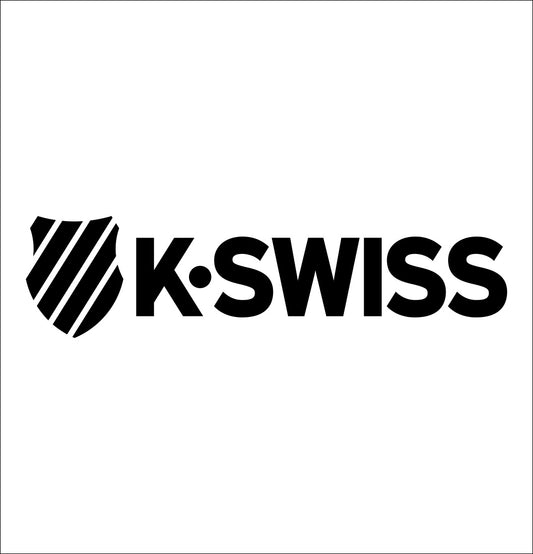 k swiss  decal, car decal sticker