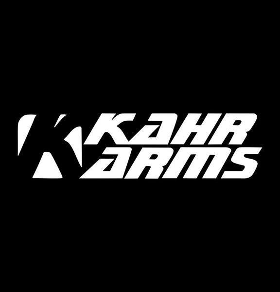Kahr Arms decal, firearms decal sticker