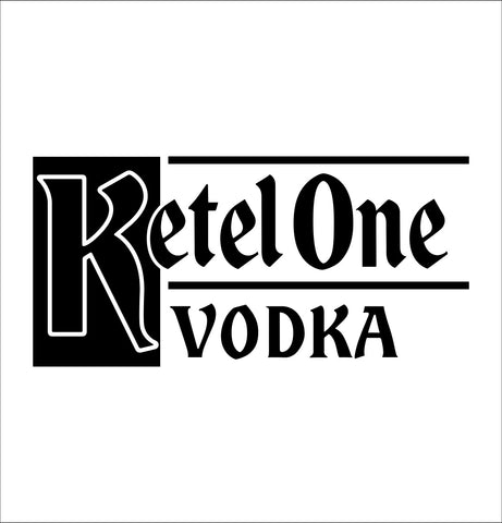 Ketel One decal, vodka decal, car decal, sticker