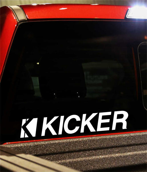 Kicker decal, sticker, audio decal