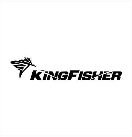 Kingfisher Boats decal, fishing hunting car decal sticker