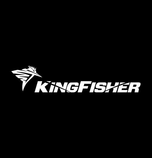 Kingfisher Boats decal, fishing hunting car decal sticker