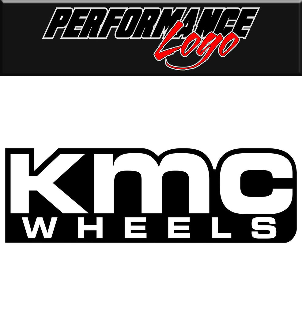 Kmc Wheels decal, performance decal, sticker