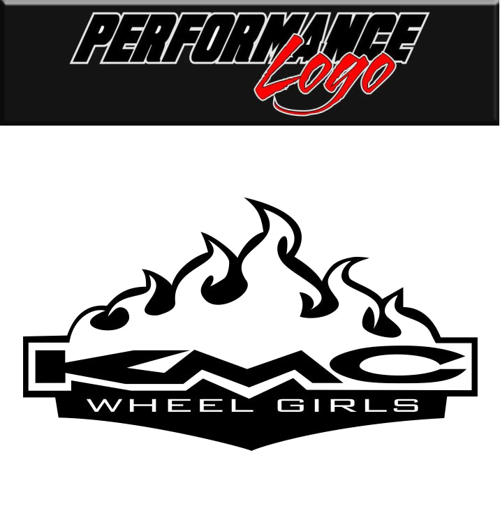 KMC Wheel Girls decal, performance decal, sticker
