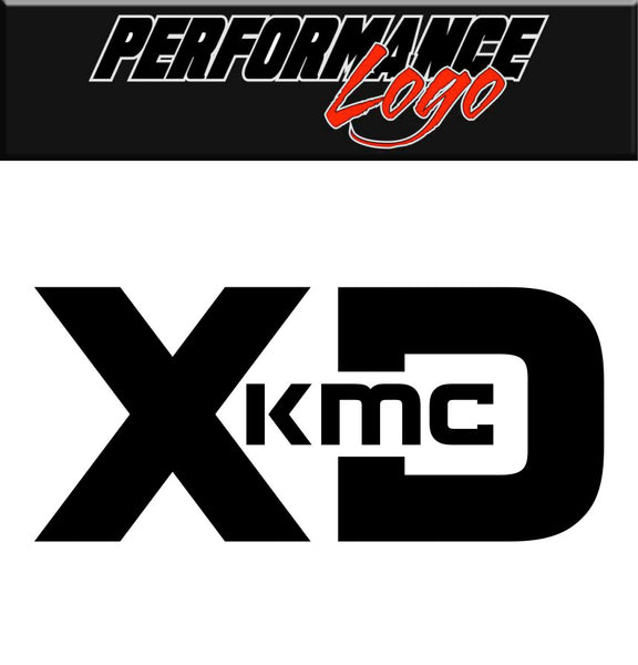 KMC XD Series decal, performance car decal sticker