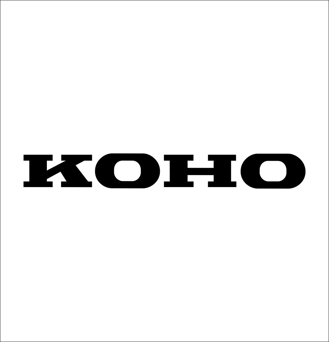 koho decal, car decal sticker