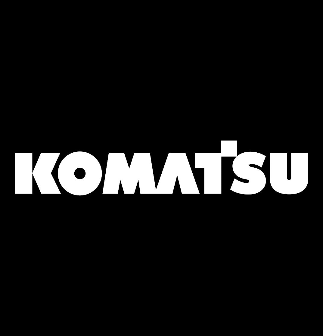 Komatsu decal, car decal sticker