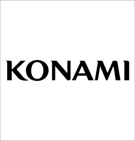 Konami decal, video game decal, sticker, car decal