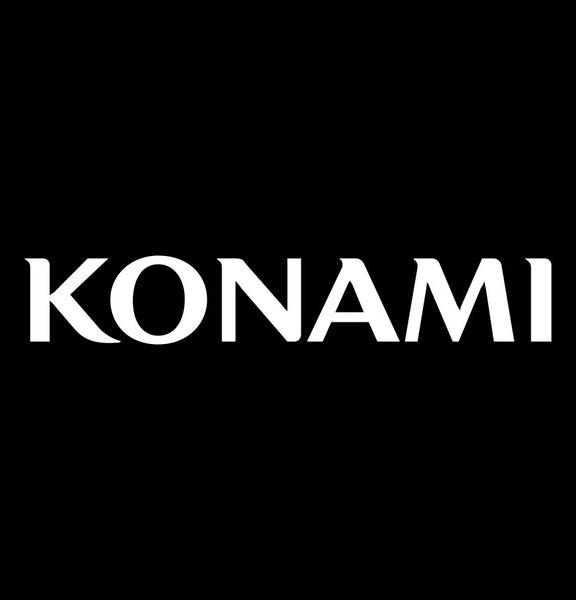 Konami decal, video game decal, sticker, car decal