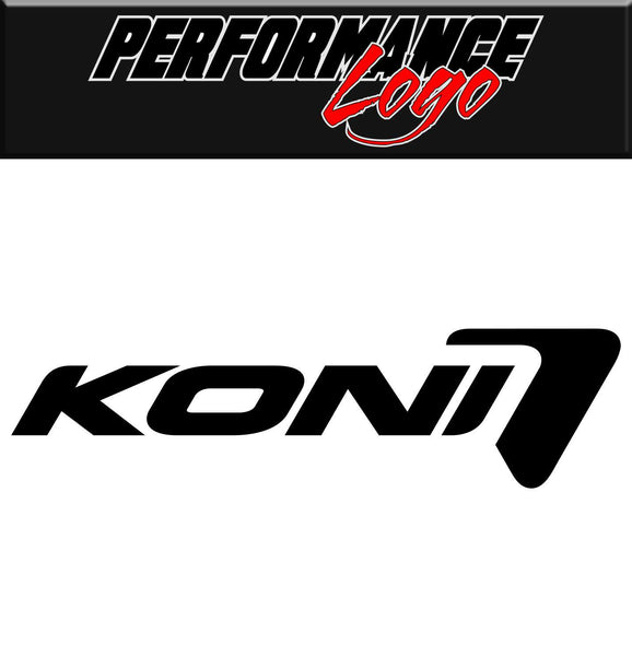 Koni decal, performance decal, sticker