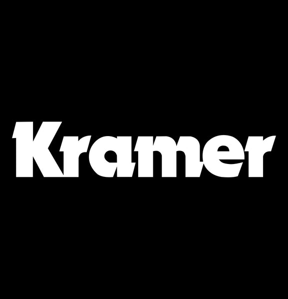 Kramer Guitars decal, music instrument decal, car decal sticker