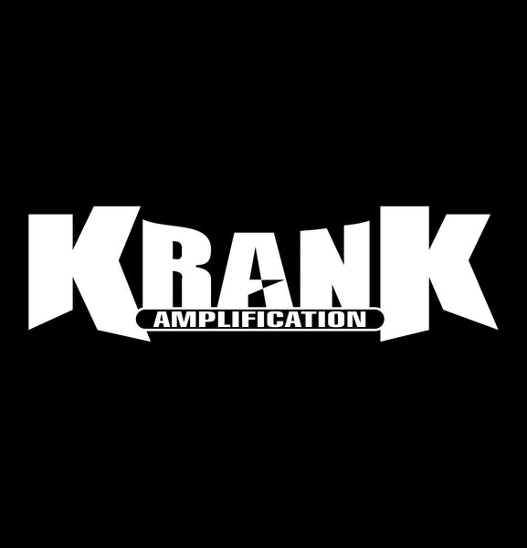 Krank Ampss decal, music instrument decal, car decal sticker