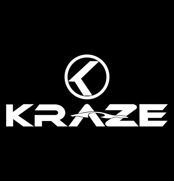 Kraze Wheels decal, performance car decal sticker