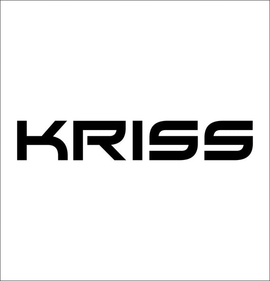 Kriss decal, firearm decal, car decal sticker