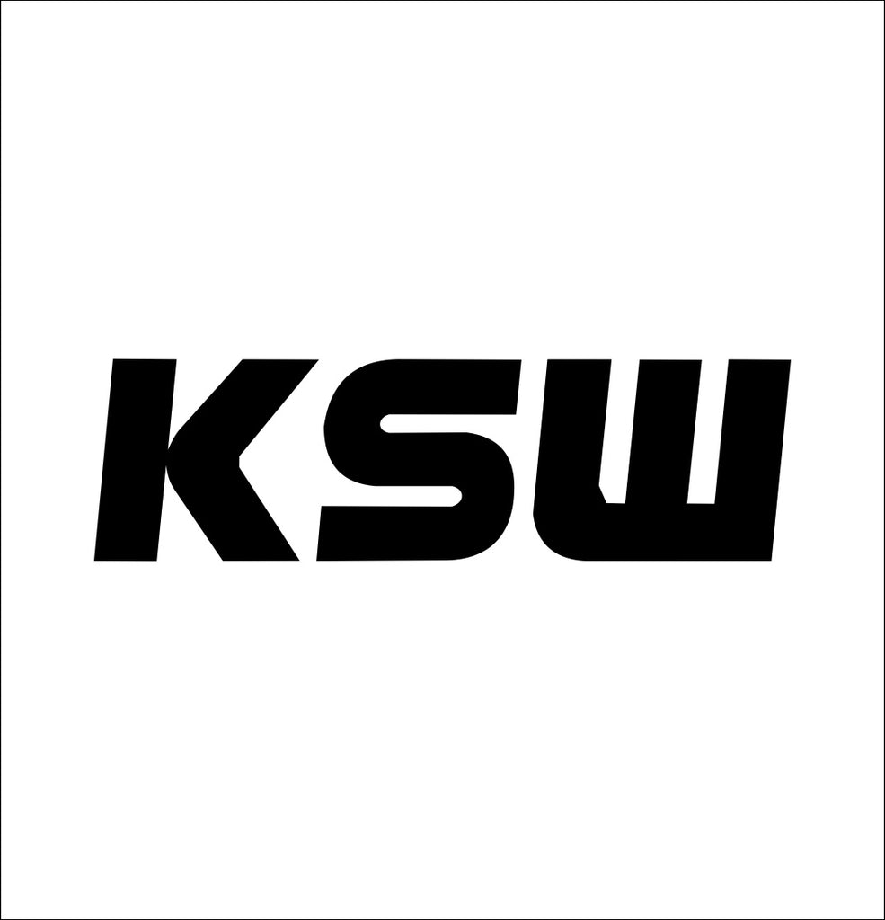 KSW decal, mma boxing decal, car decal sticker