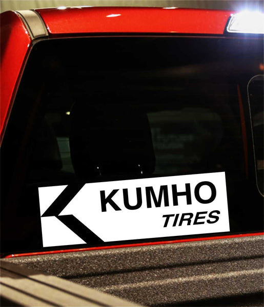 kumho tires performance logo decal - North 49 Decals