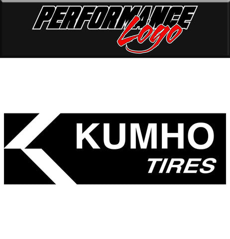 Kumho Tires decal, performance decal, sticker