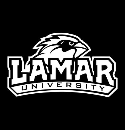 Lamar Cardinals decal, car decal sticker, college football
