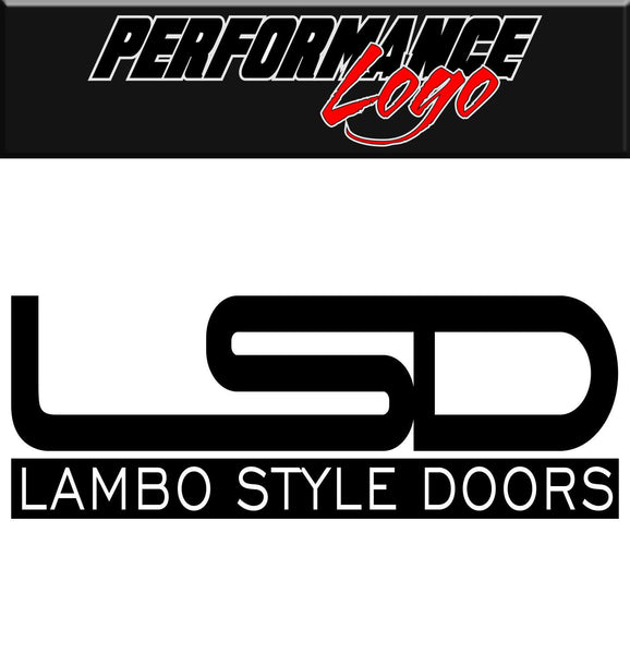 Lambo Style Doors decal, performance decal, sticker