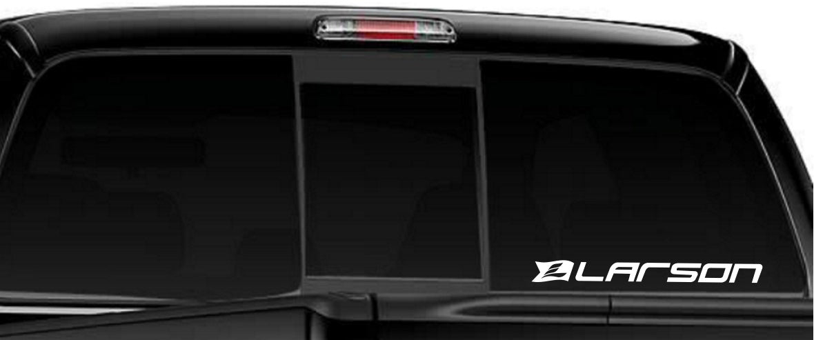 larson boats decal, car decal, hunting fishing sticker