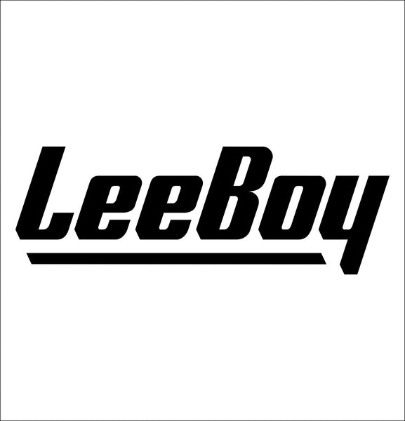 Leeboy decal, car decal sticker