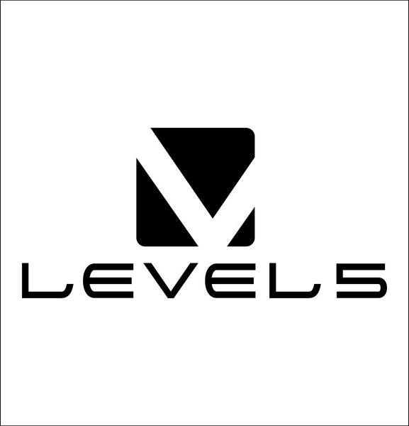 Level 5 decal, video game decal, sticker, car decal
