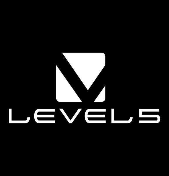 Level 5 decal, video game decal, sticker, car decal