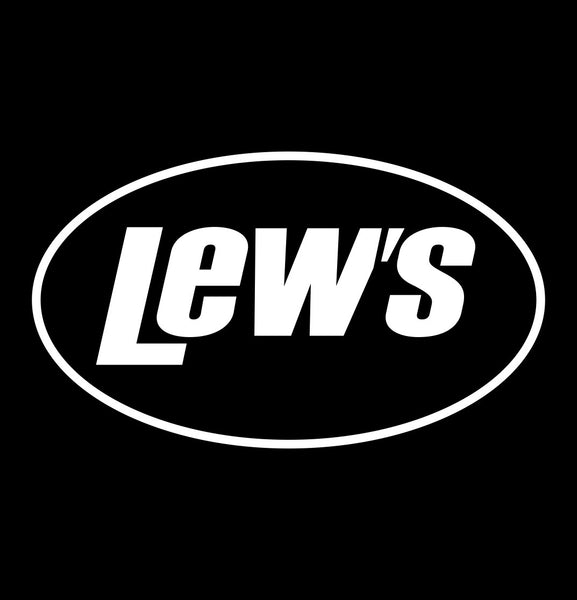 Lew's decal, fishing hunting car decal sticker