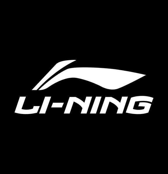 li ning decal, car decal sticker