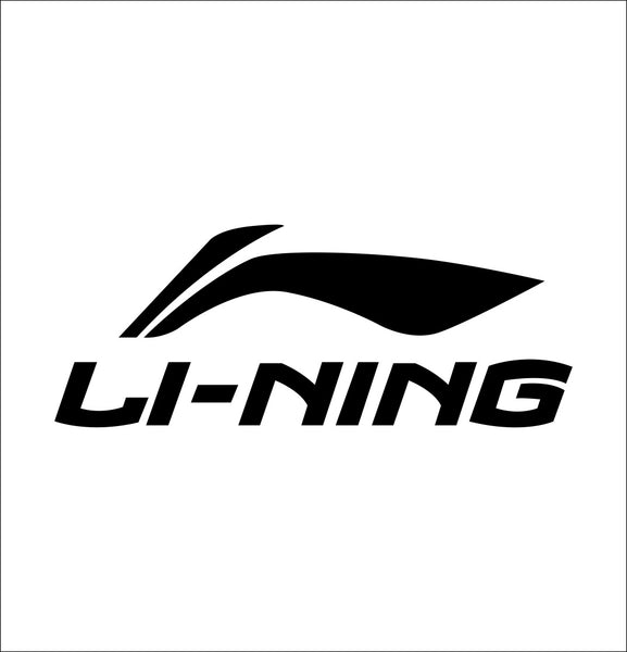 li ning decal, car decal sticker