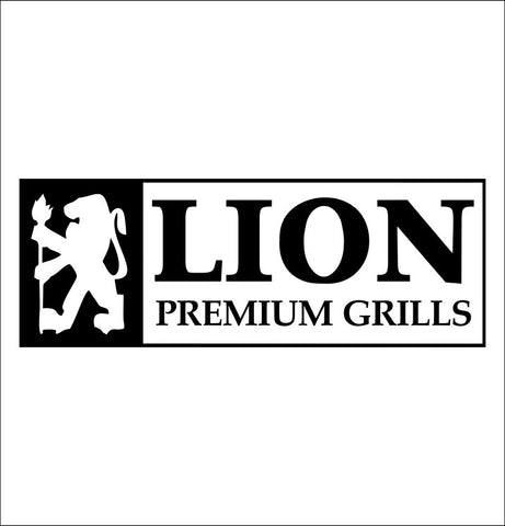 Lion Grills decal, barbecue, smoker decals, car decal