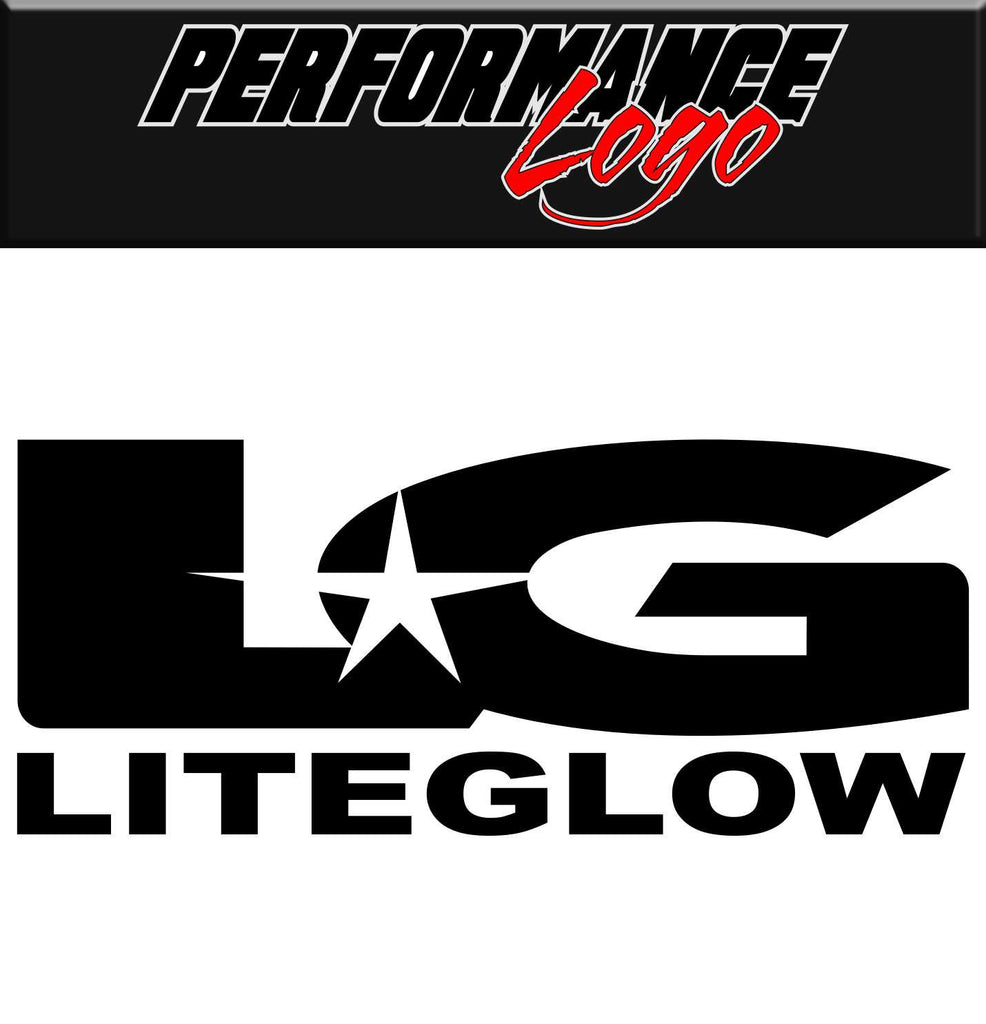 Liteglow decal, performance decal, sticker