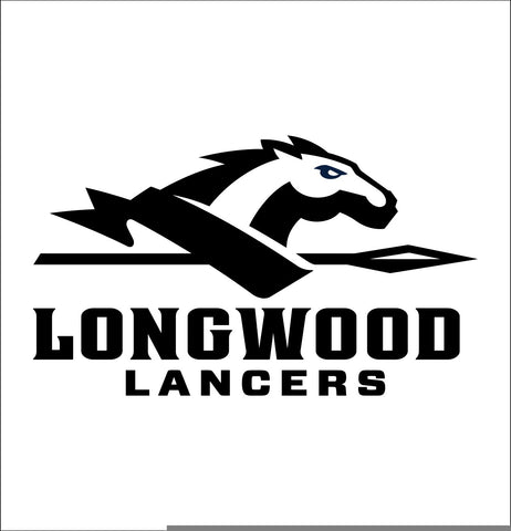 Longwood Lancers decal, car decal sticker, college football
