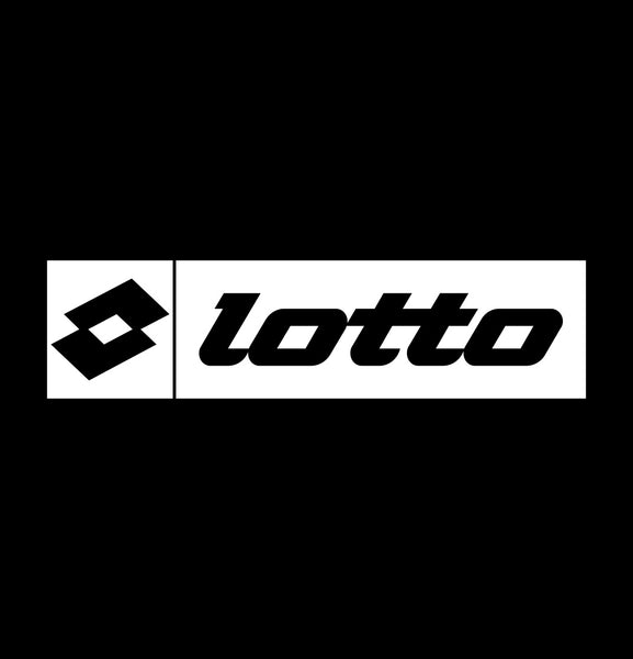 lotto sport decal, car decal sticker