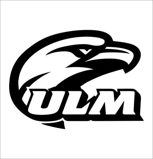 Louisiana Monroe Warhawks decal, car decal sticker, college football