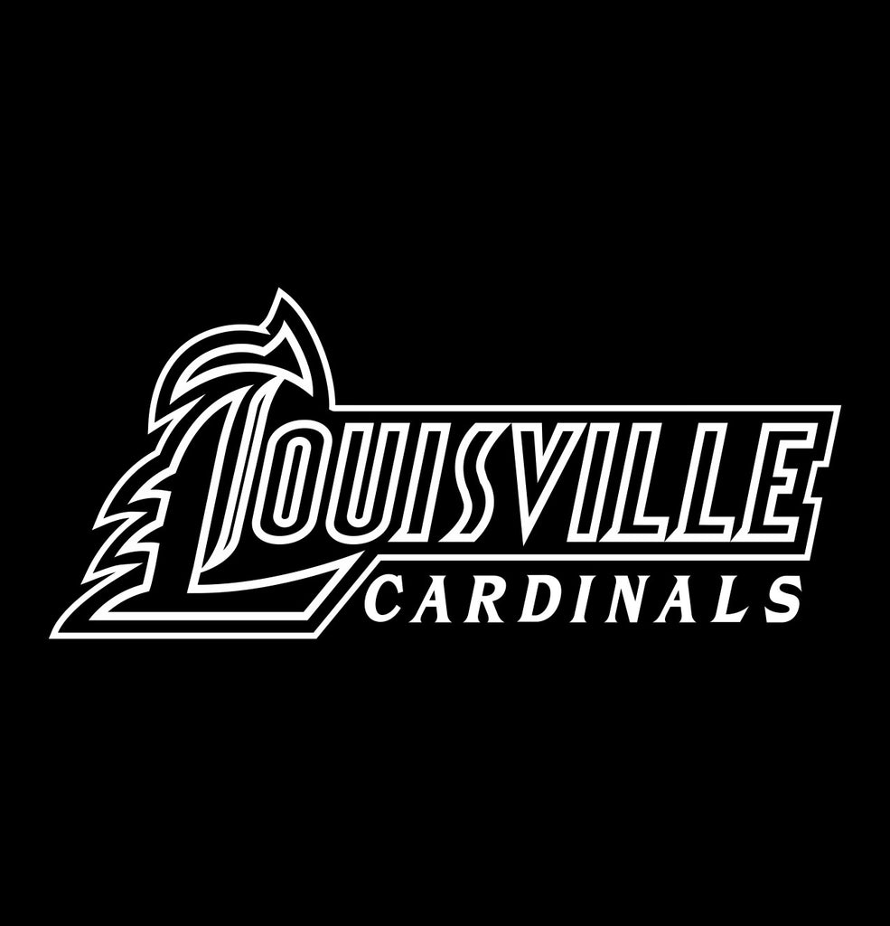 Louisville Cardinals Logo Sticker / Vinyl Decal 10 Sizes 