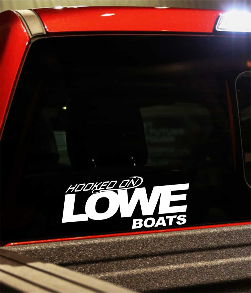 Hooked on Lowe Boats decal – North 49 Decals