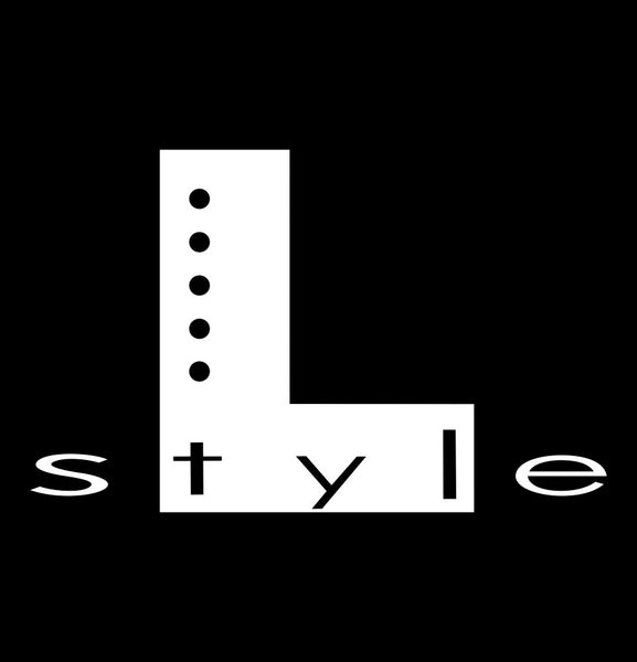 L Style decal, darts decal, car decal sticker