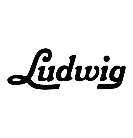 Ludwig decal, music instrument decal, car decal sticker