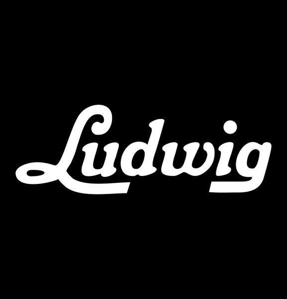 Ludwig decal, music instrument decal, car decal sticker