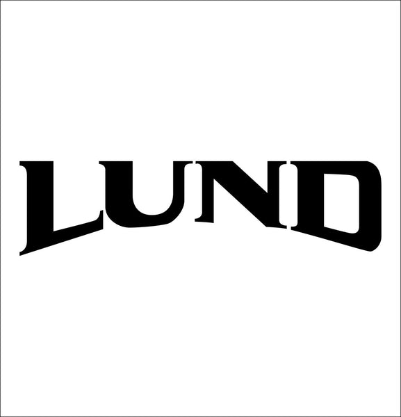 Lund Boats decal, sticker, car decal