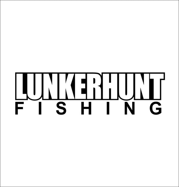 Lunkerhunt Fishing decal, sticker, hunting fishing decal