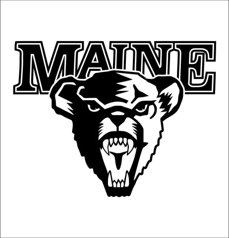 Maine Black Bears decal, car decal sticker, college football