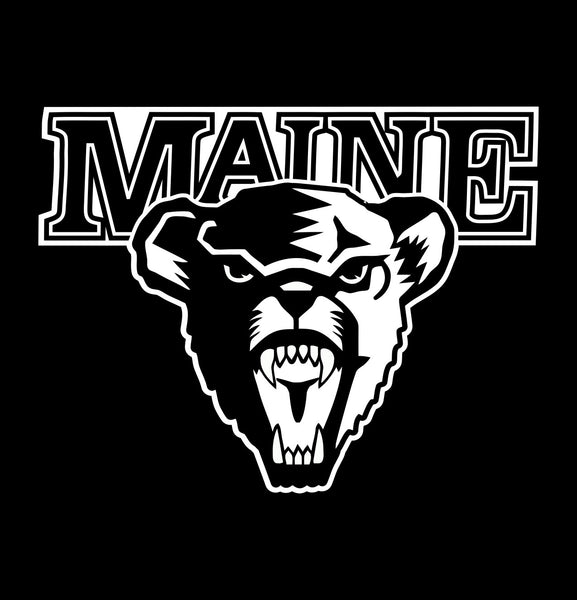 Maine Black Bears decal, car decal sticker, college football