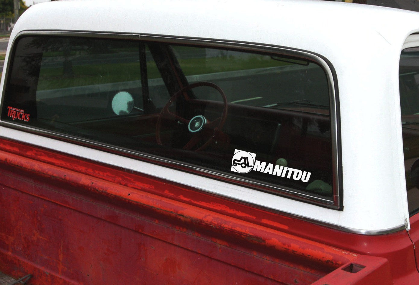 Manitou decal, farm decal, car decal sticker