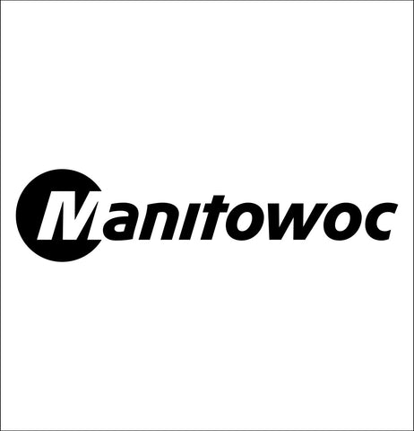 Manitowoc decal, car decal sticker