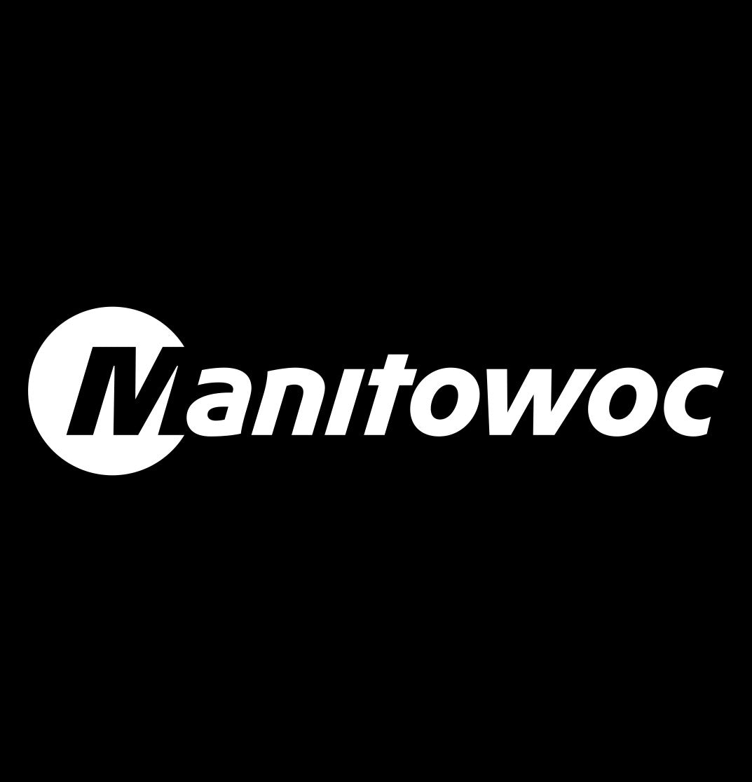 Manitowoc decal, car decal sticker