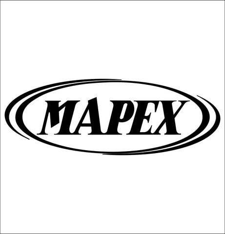 Mapex decal, music instrument decal, car decal sticker