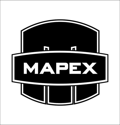 Mapex decal, music instrument decal, car decal sticker